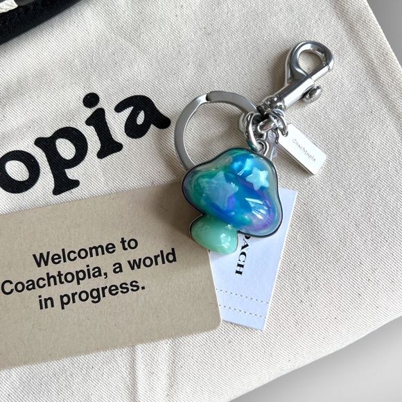 🚫SOLD🚫 Coachtopia Ergo Upcrafted Set: Shoulder Bag, Card Case, ‘Shroom Charm - Picture 15 of 17